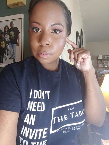 Customer photo review of I AM The Table Limited Edition Tee (Front Print)
