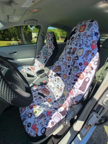 Customer photo review of My Neighbor Totoro Car Seat Covers Cute Pattern