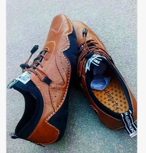 Customer photo review of Hand Stitching Leather Soft Casual Driving Shoes
