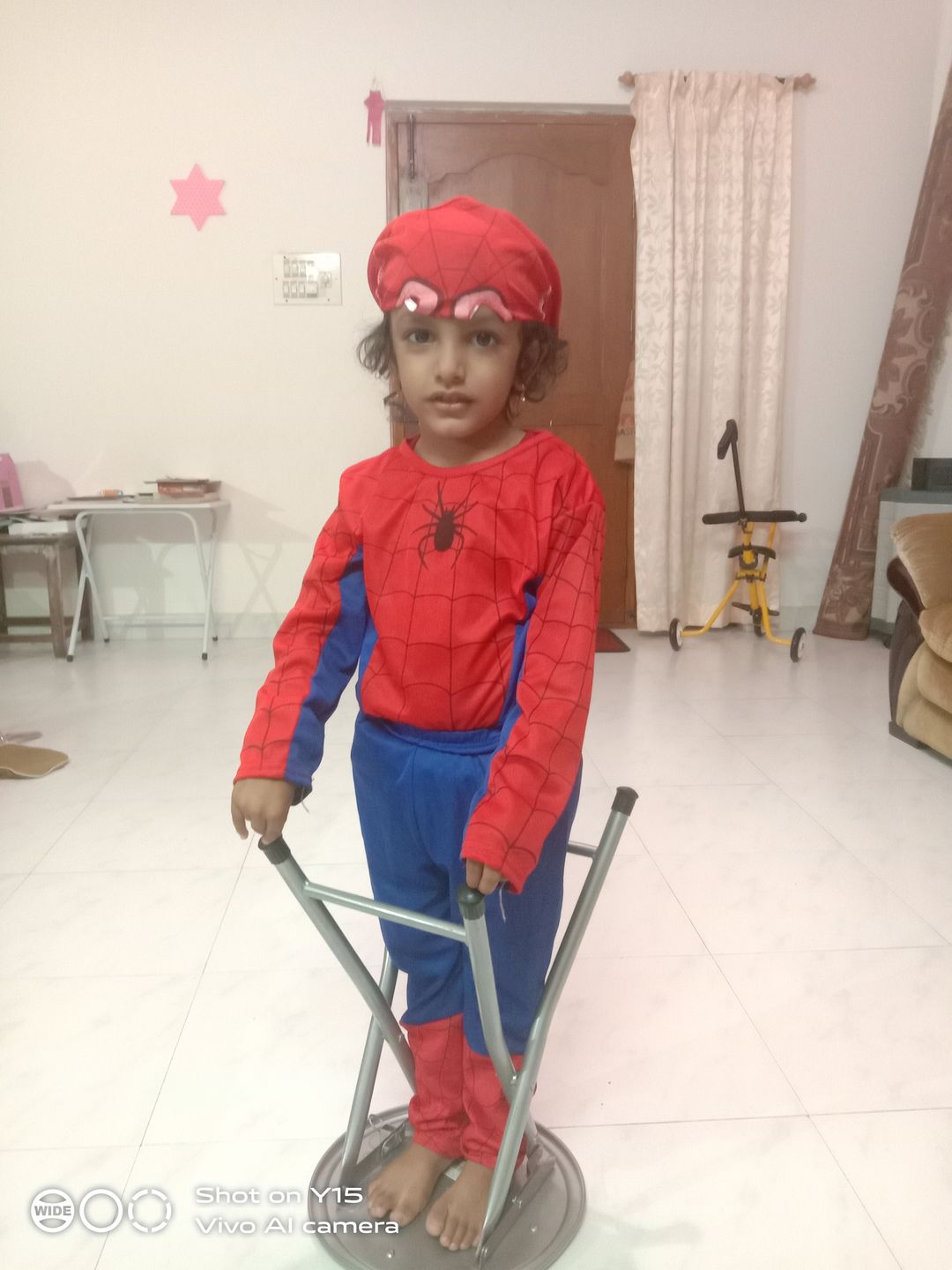 Customer photo review of Fancydresswale Spiderman Dress for Boys