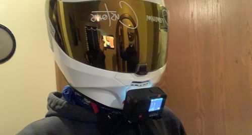 Customer photo review of Scorpion EXO-R420 Camera Mount