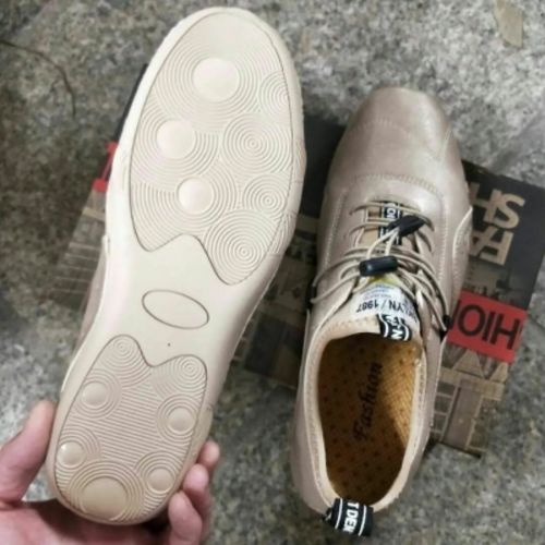 Customer photo review of Hand Stitching Leather Soft Casual Driving Shoes