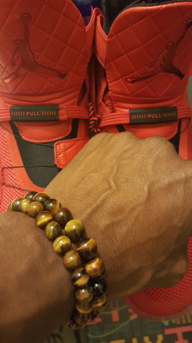 Customer photo review of Tiger Eye Crystal Bracelet