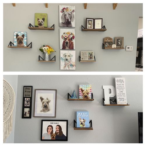 Customer photo review of Custom Wrapped PetCanva