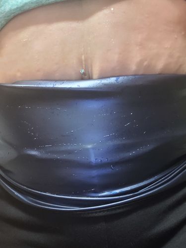 Customer photo review of Women's Heat Trapping Waist Toner