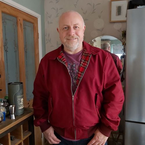 maroon harrington jacket