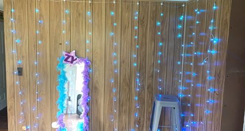 Customer photo review of DormVibes Color Changing Wall Lights