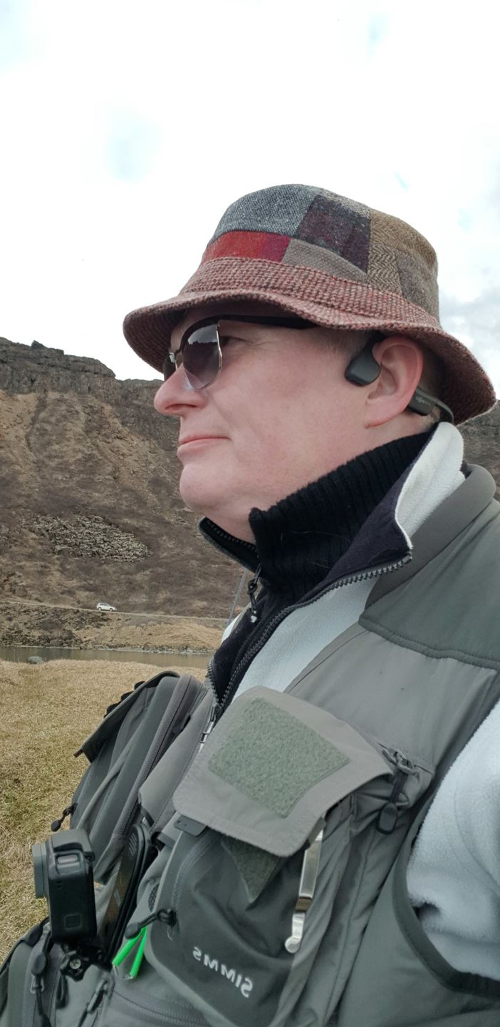 Customer photo review of Walking Hat Patchwork Tweed