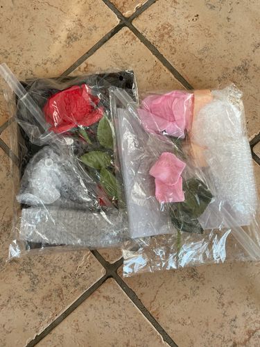 Customer photo review of 🌹(The Most Romantic Gift) LED Luminous Balloon Rose Bouquet