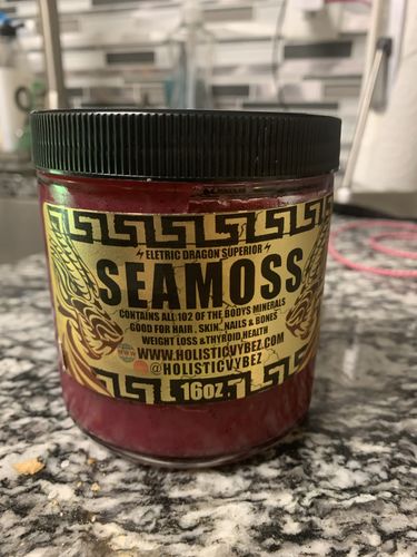 Customer photo review of Sea Moss Gel - Electric Dragon Blend