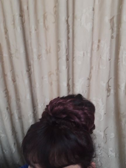 Customer photo review of Real Hair Messy Bun Scrunchie Curly 1PCS For Women