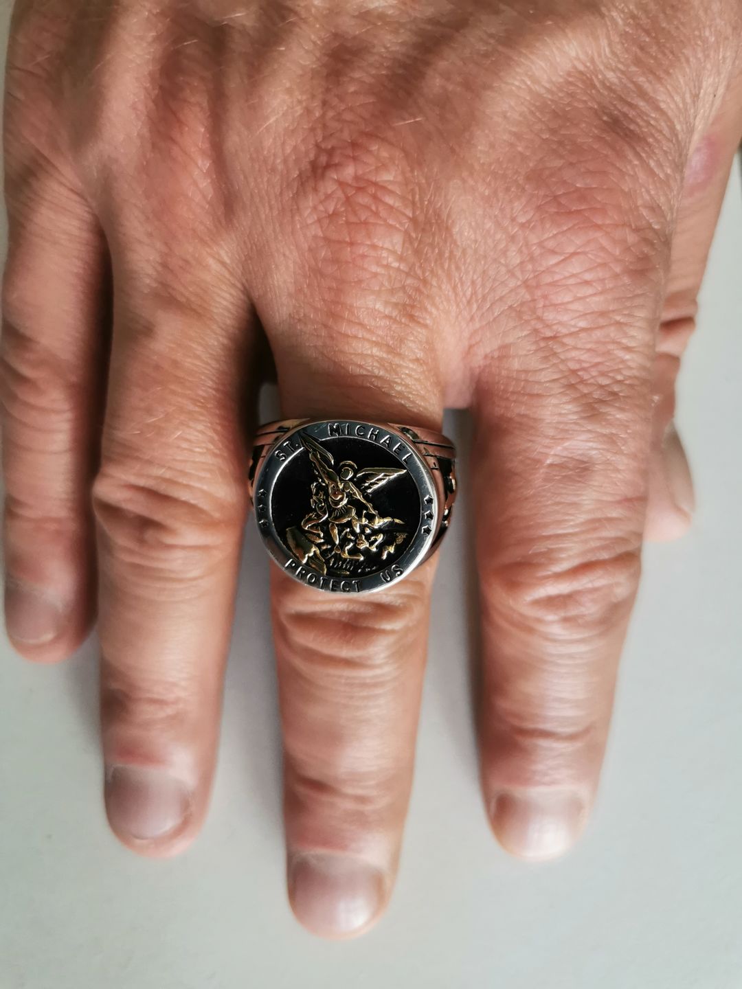 Customer photo review of Bague de l'Archange Michel