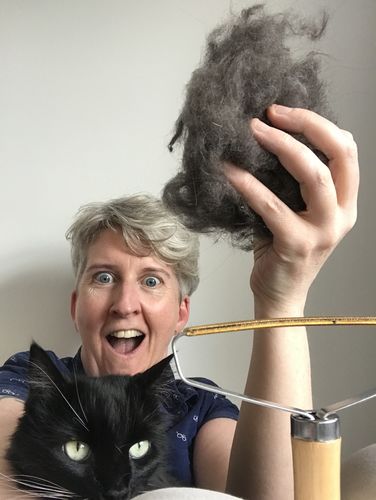 Customer photo review of Lint Swept™ Lint Roller Shaver