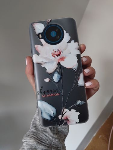 Customer photo review of Personalised Name Watercolour Roses Nokia Case