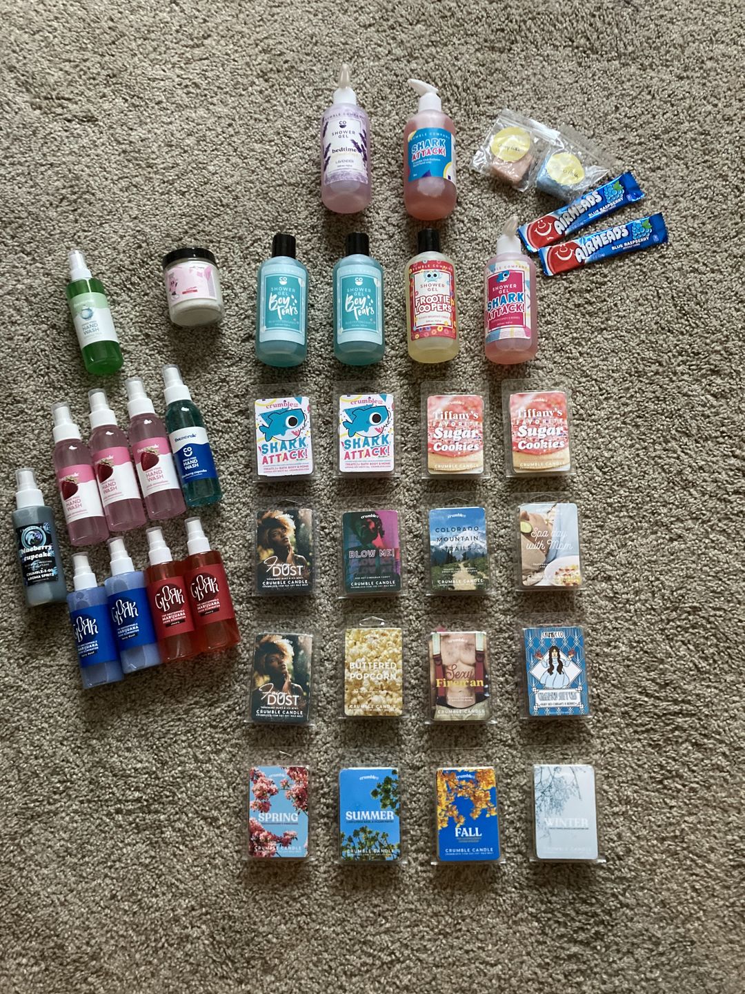 Customer photo review of Fairy Dust Wax Melts