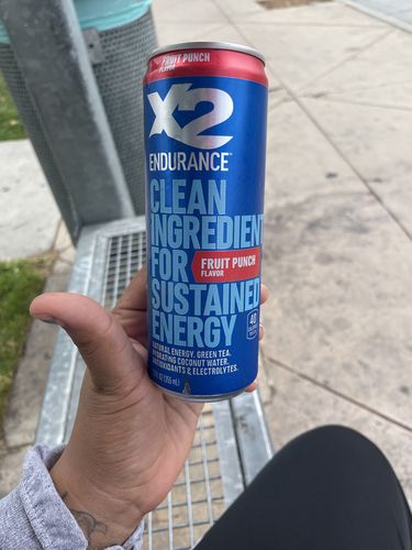 Customer photo review of X2 ENDURANCE™ Natural Energy Drink - Raspberry