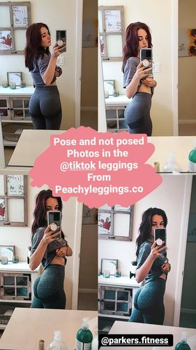 Customer photo review of High Waist Anti-Cellulite Leggings