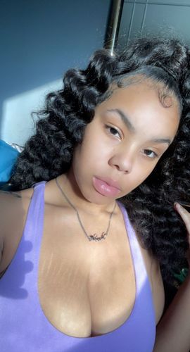 Customer photo review of Script Custom Name Necklace