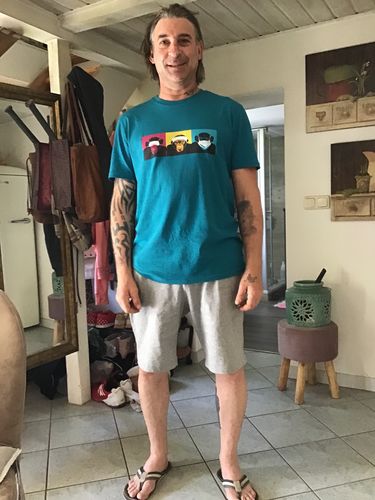 Customer photo review of KENFM ORGANIC SHIRT BUBEN • DREI AFFEN