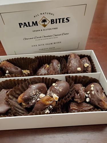 Customer photo review of One Bite Palm Bites | Variety Pack