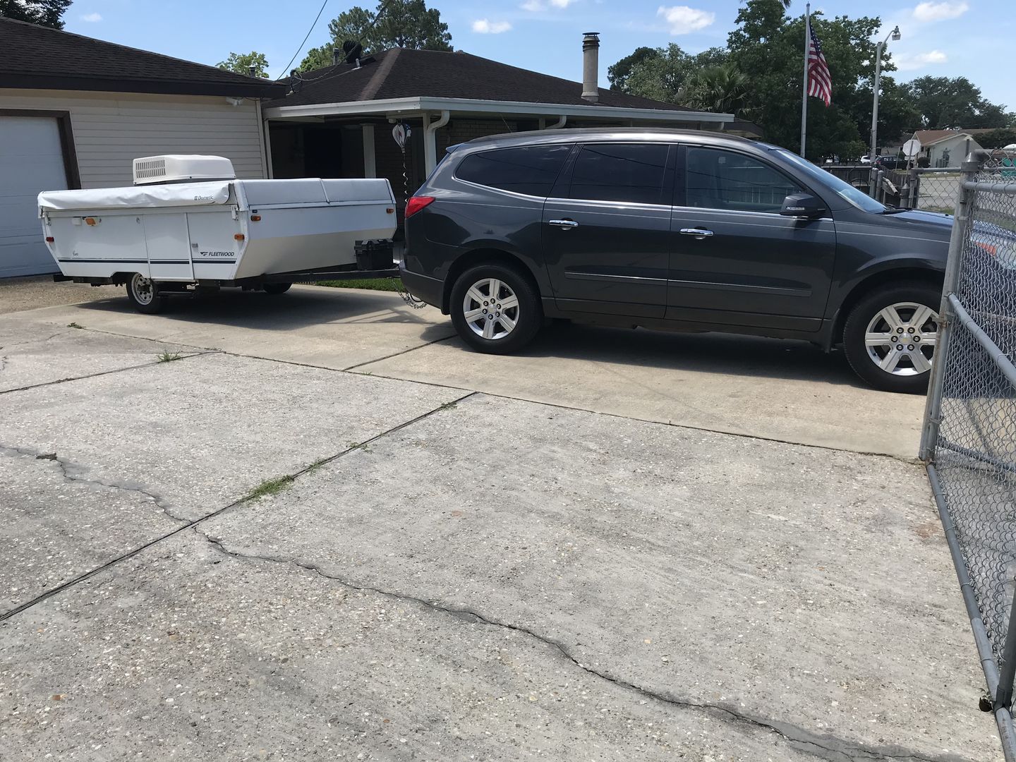 Customer photo review of Original Coleman Fleetwood Red Marker Lamp Lens
