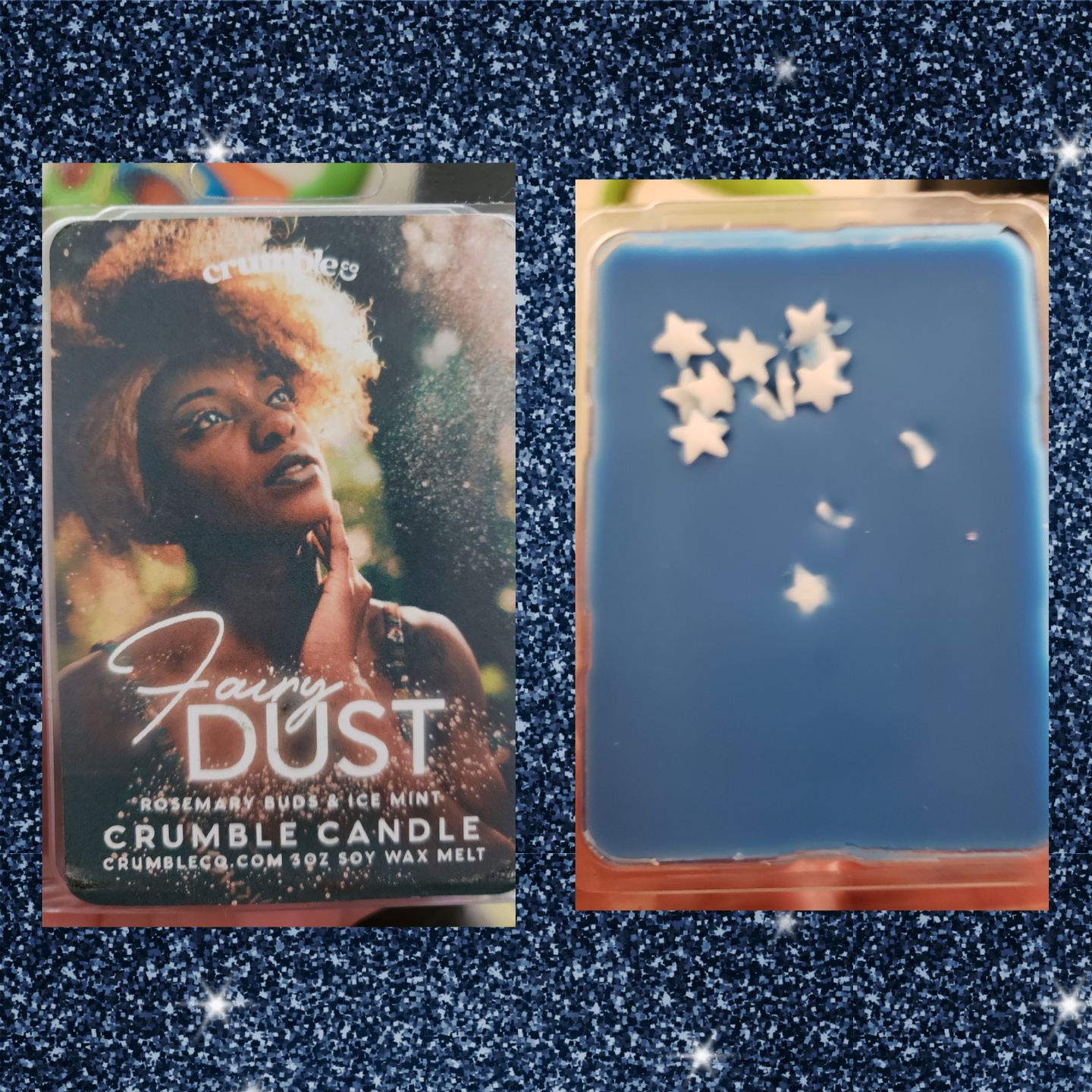 Customer photo review of Fairy Dust Wax Melts