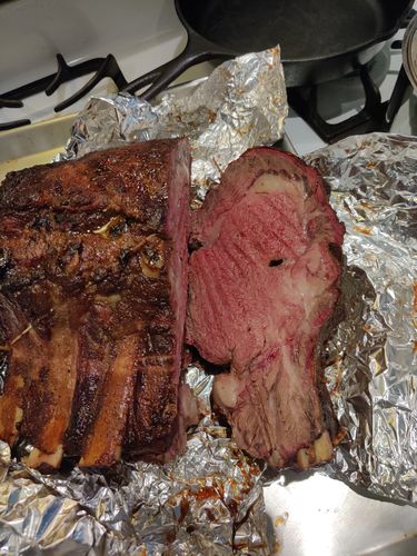 Customer photo review of Steakhouse Burgers, Two 8oz Burgers