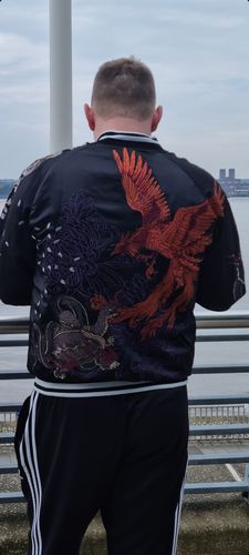 Customer photo review of Four Legendary Creatures Sukajan Souvenir Jacket