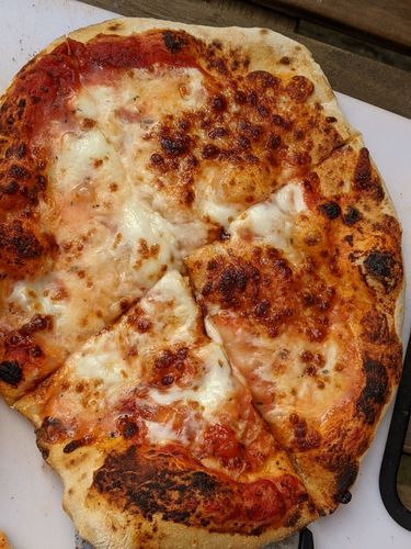 Customer photo review of Pizza Box Kit (2 Pizzas)