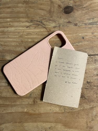 Customer photo review of Eco Friendly iPhone 12 / 12 Pro Phone Case - Whale 2.0 in Blush Pink
