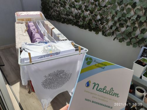 Customer photo review of Eco-Tiras de Detergente 40 lavados Natulim