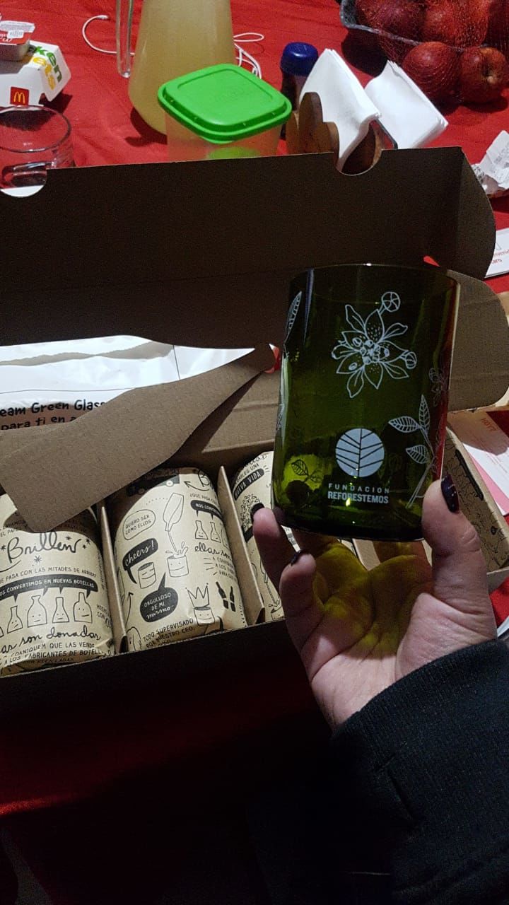 Customer photo review of Reforestemos Juego de 4 Vasos