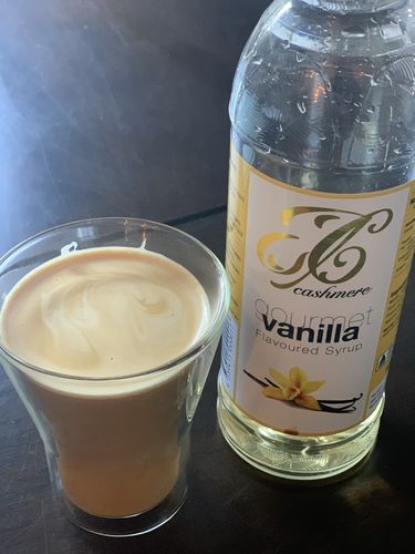 Customer photo review of Vanilla Coffee Syrup