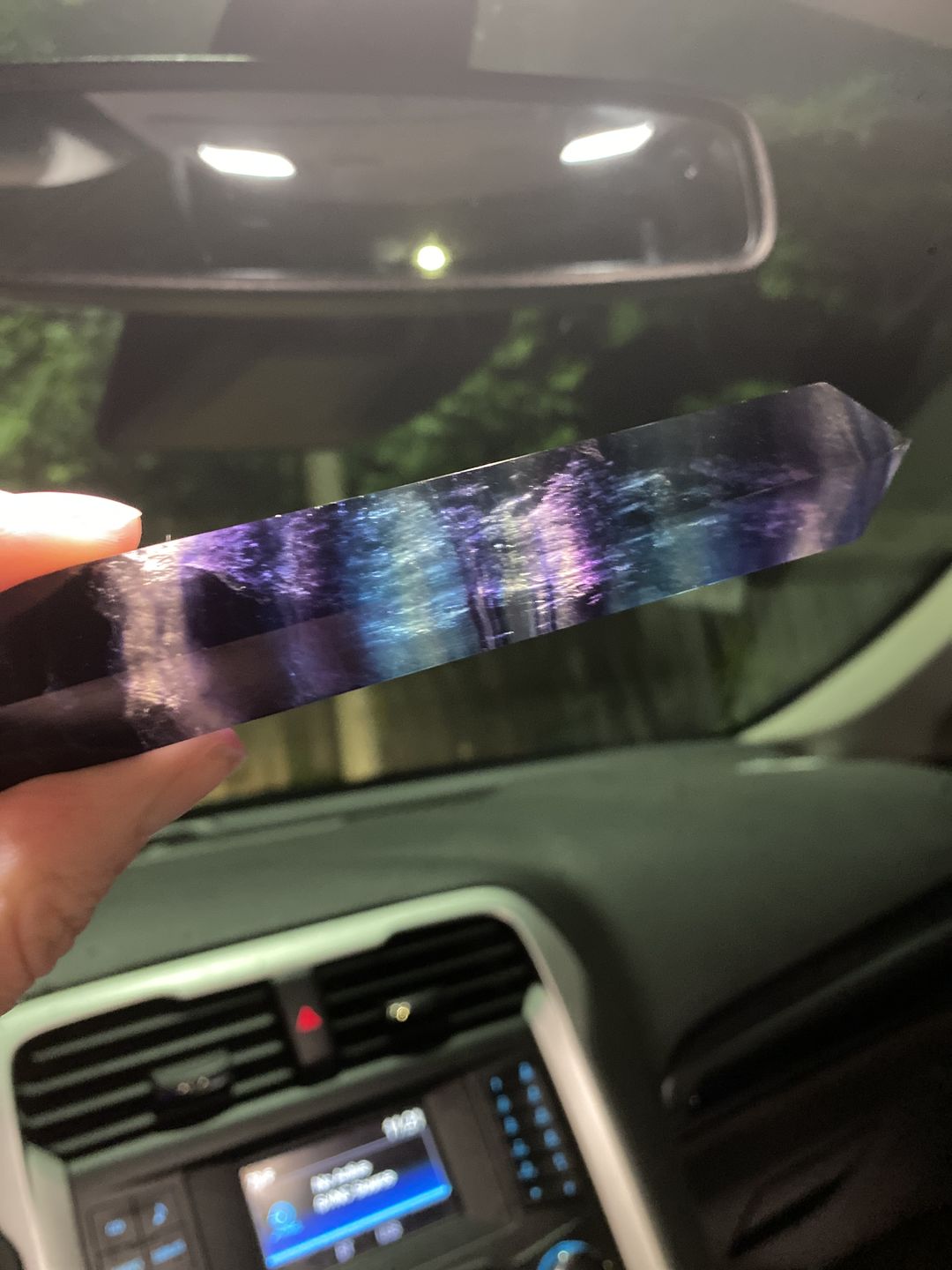 Customer photo review of Rainbow Fluorite Wand