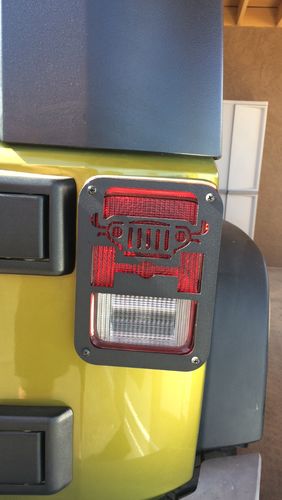 Customer photo review of Tail Light Guards for 07-18 Jeep Wrangler JK/ JKU