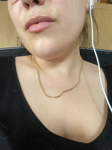 Customer photo review of Manasa necklace (length selection)