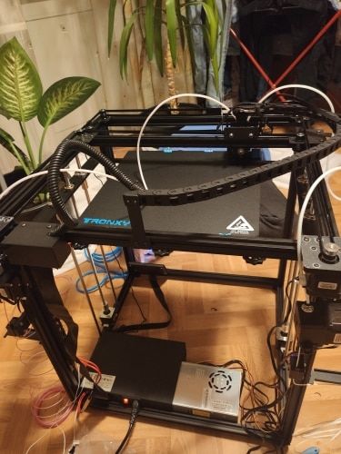Customer photo review of X5SA-2E Dual Extruder 3d printer 2-in-1-out 300*330*400mm