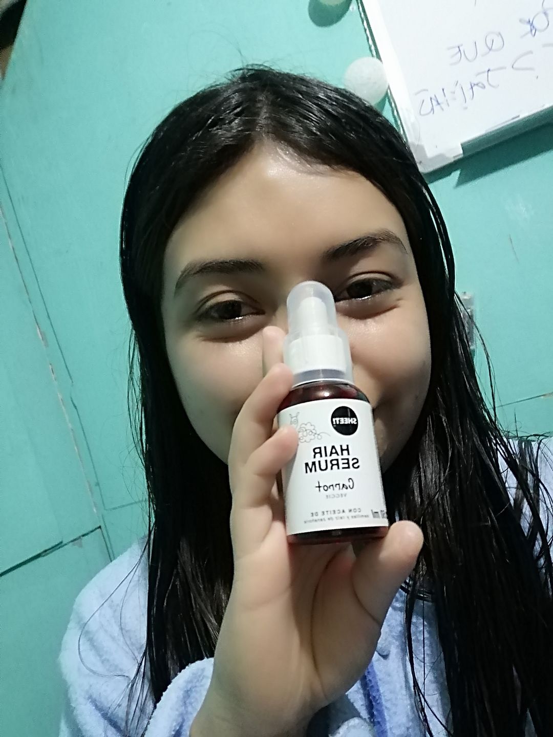 Customer photo review of SERUM ZANAHORIA PELO Y PESTAÑAS