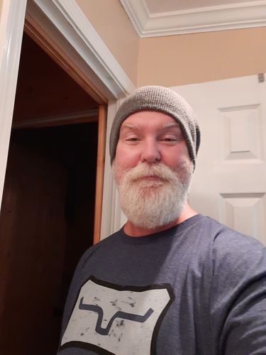 Customer photo review of Kimes Ranch Men's Boneyard Short Sleeve Indigo T-Shirt BOYD-IND