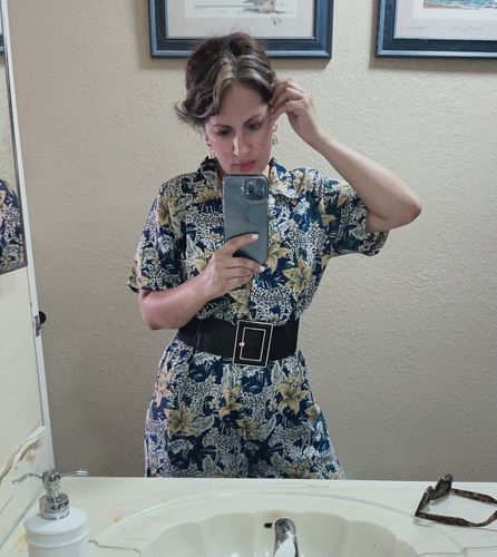 Customer photo review of Cheerful Cheetah Jumpsuit