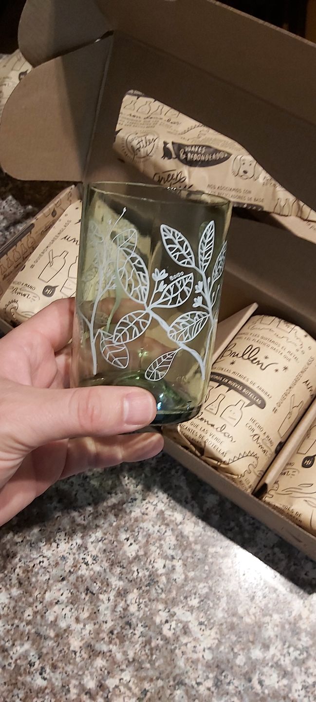 Customer photo review of Reforestemos Juego de 4 Vasos