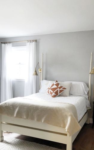 Customer photo review of Mid-Century Modern Metal Plug In Wall Lamp for Bedroom/Living Room