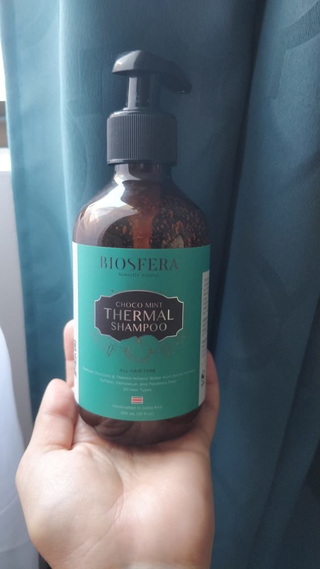 Customer photo review of Chocolate Mint Shampoo (Thermal Water)