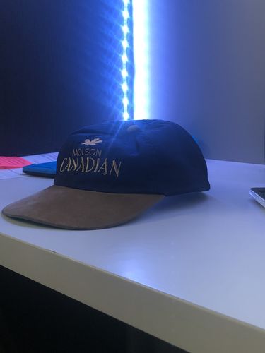 Customer photo review of Molson Canadian Strapback Hat