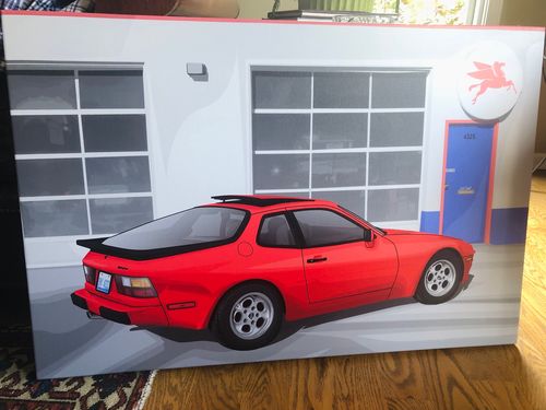 Customer photo review of Custom Car Portrait