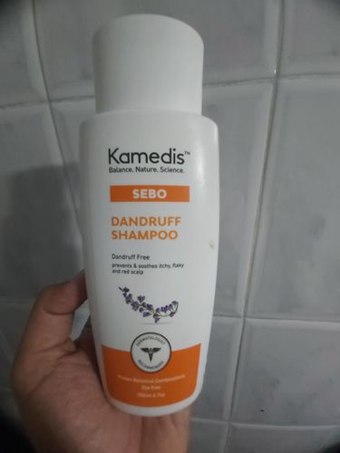 Customer photo review of שמפו טיפולי נגד קשקשים | SEBO DANDRUFF SHAMPOO