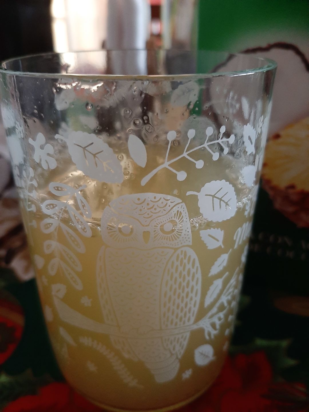 Customer photo review of Aves de Chile Juego de 4 Vasos