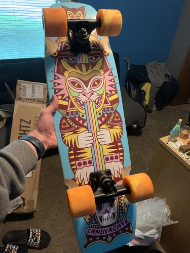 Customer photo review of Landyachtz Dinghy Coffin Kitty Complete Longboard - 2021