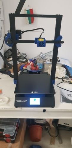 Customer photo review of TRONXY XY-3 PRO Ultra Silent Motherboard with Titan Extruder 3D Printer 300*300*400mm