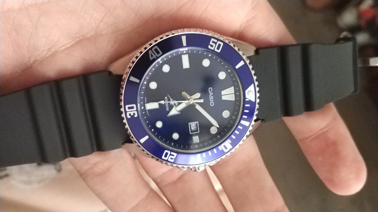 Customer photo review of Reloj Casio Submariner Marlin Duro MDV-106B-2AVCF Azul Buceo [EXCLUSIVO]